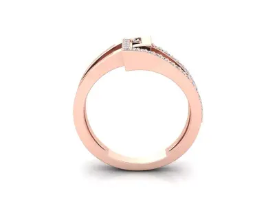 Light Weight Diamond Ring 3d Model and Render  3D print model buy