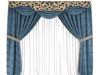Curtain 3D model 28