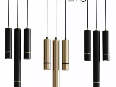 Surface Hanging COB Light 3D model