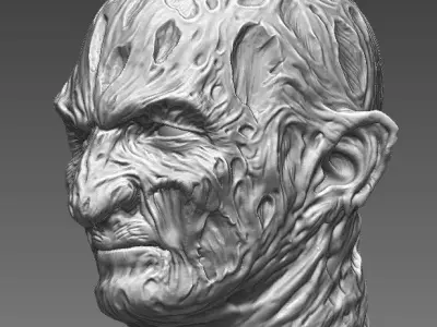 Freddy Krueger head - Printable impresion 3d 3D print model