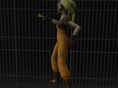 Kaela Dreen Starfighter Ace 3D print model