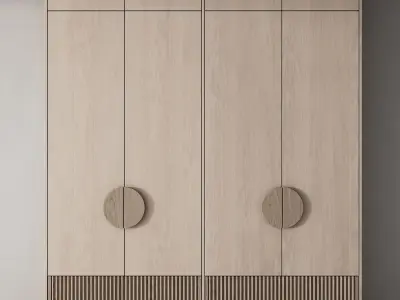 200 furniture for children 02 cupboard in 3 options 01 3D model