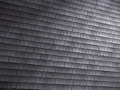 Old wooden shingles 01 PBR Texture