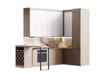 Modern kitchen 33 3D model