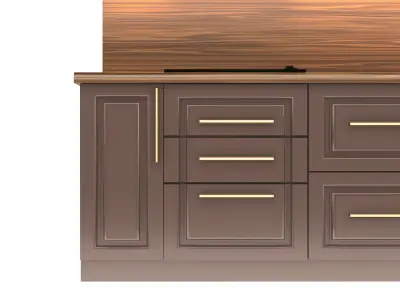 Classic Kitchen Wems Low-poly 3D model