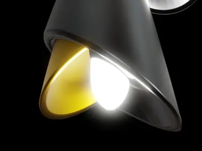 Modern Chandelier Low-poly 3D model purchase
