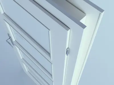 White Door 12 3D model