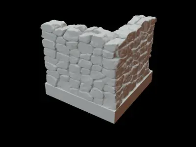 Kit dungeon floor and walls 3D print model