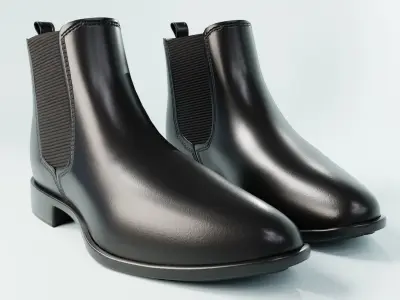 Black Shoe  3D model