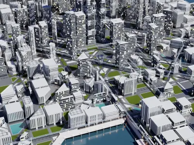 Cityscape 3001 3D model