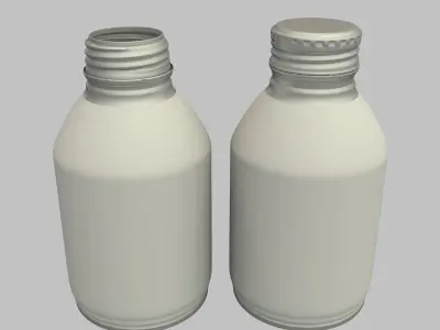 Aluminium Bottle 3D model