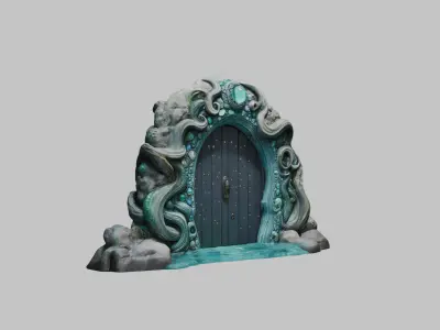 Mystical Stone Portal 3D Model 3D model
