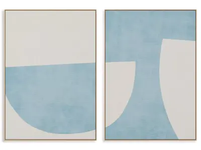 Abstract Painting Frame set 3D model 842