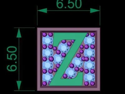 ALPHABET BRACELET  3D print model