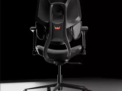 gaming and office chair 3D model