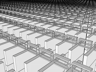  Labyrinth of the megastructure  Laberinto de la megaestructura  3D model