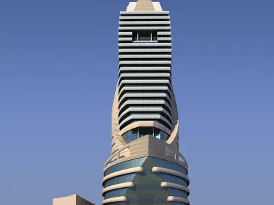 Etisalat telecommunications building 3D model