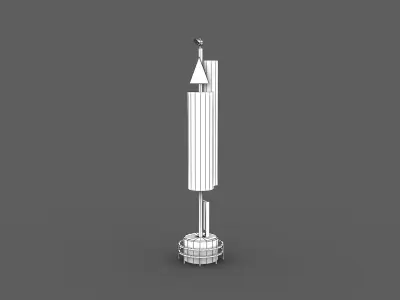 Big Port Light Low-poly 3D model