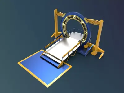 space gate 3D print model