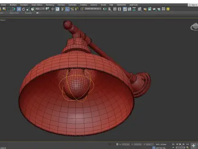 CARSON STRAIGHT ARM LED WALL FIXTURE Low-poly 3D model