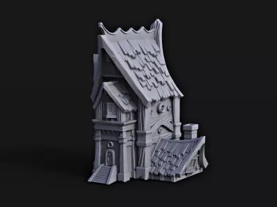 Fantasy House 3D print model