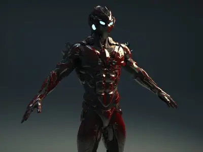 Sci-fi Character V2 3D model