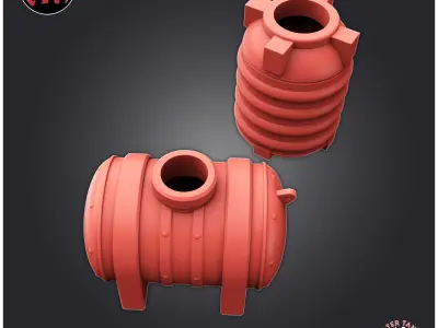 Water Tanks 3D print model