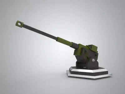 sci-fi artillery 3D print model