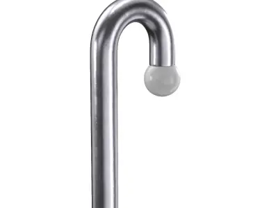 Potence Simple Poli PBR 3D model