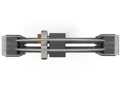 SCI FI Overhead Crane 3D model