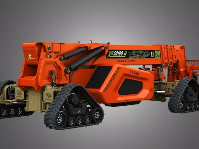 XR50100-G  Xtreme Telehandler 3D model