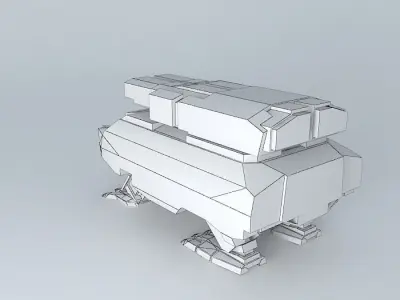 Robot lourd multiusage  Free 3D model