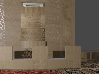 Madina Islamic Muslim 3d model Free low-poly 3D model