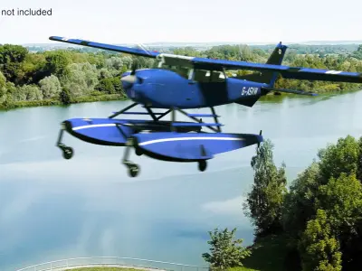  Amphibious Aircraft Cessna 172 Rigged 