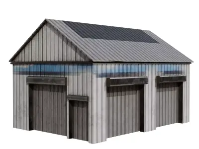 Warehouse 5 Low-poly 3D model purchase