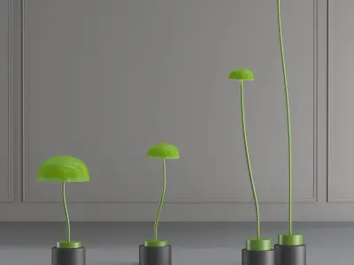 CURVE floor lamp 3D model