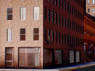 Low Poly - New York City Block 2 3D model