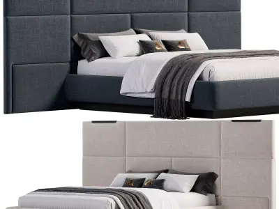 Lucca Karyola bed by Area mobilya 3D model