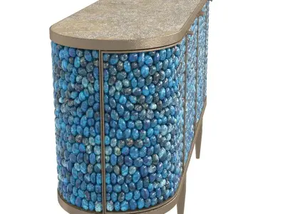 Galerie Glustin four door sideboard 3D model