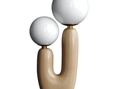 Desk lamp Low-poly 3D model