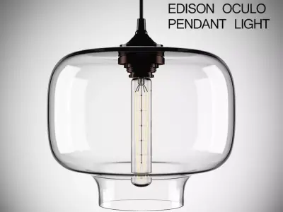 Edison Oculo Pendant Light  3D model