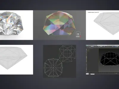  Asscher Cut Gemstones Collection Bundle 