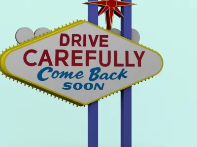 Las Vegas Sign 3D model