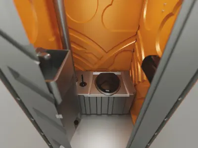 Chemical Toilet 3D model