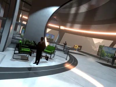 3D Showroom Level Kit Vol 24 Low-poly 3D model