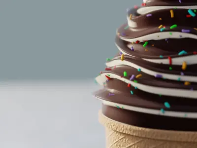 Ice cream 3d model 3D model