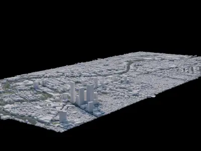 Surabaya - Indonesia 3D model