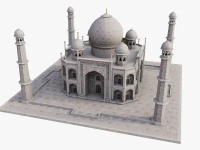 Taj Mahal 3D model