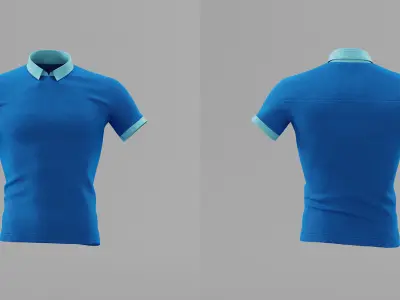 Polo T-Shirt 3D Model