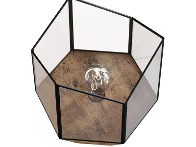 Hexagonal Table Lamp 3D model